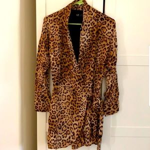 Zara leopard romper